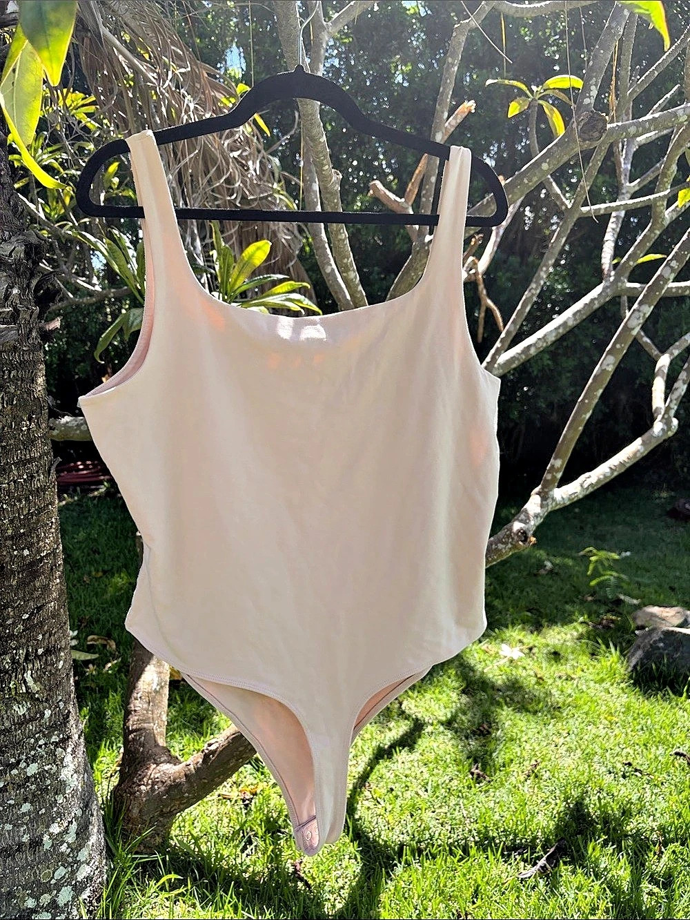Banana Republic tan One-Piece bodysuit Size XL